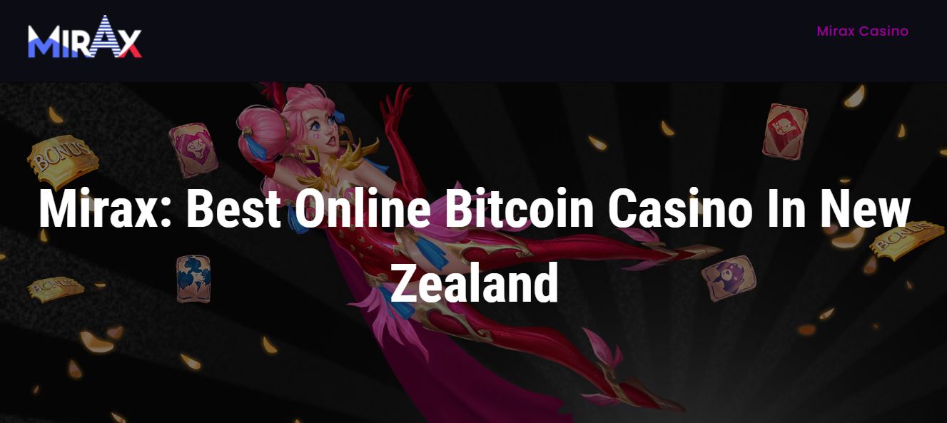 Mirax Casino Homepage