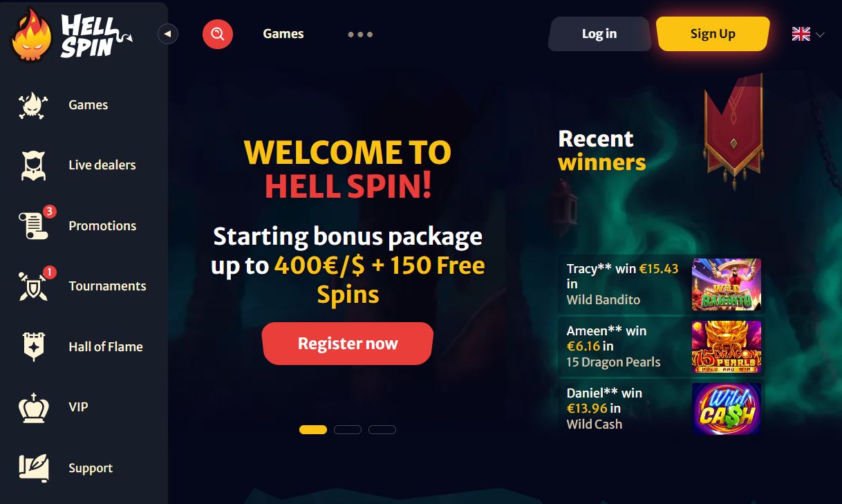 Hell Spin Casino Welcome Bonus Offer