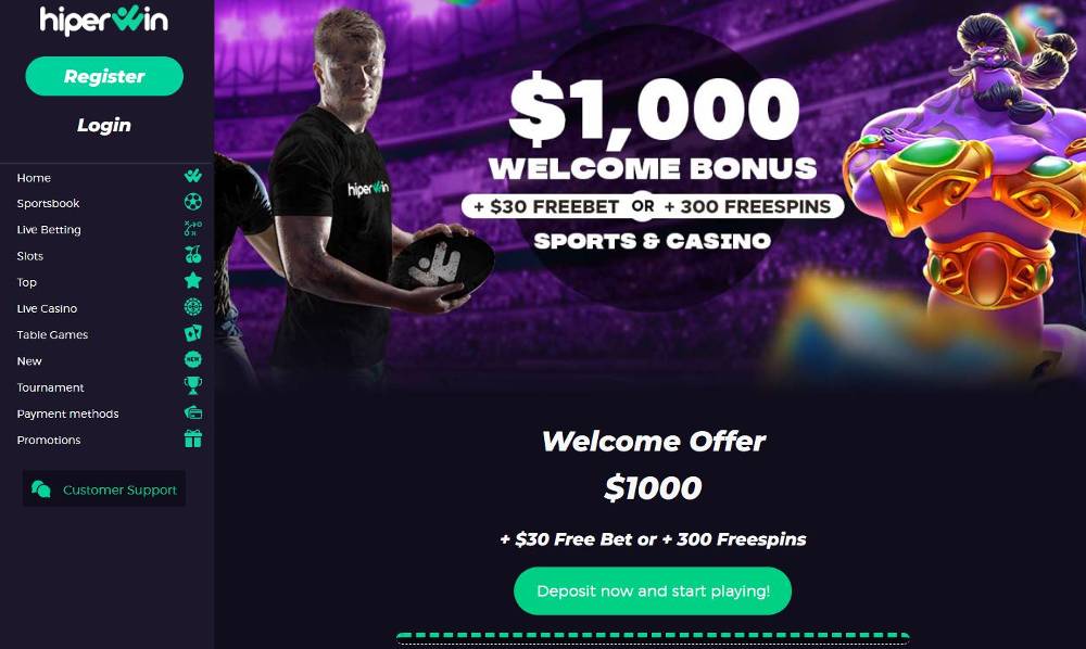 Hiperwin Welcome Bonus Offer