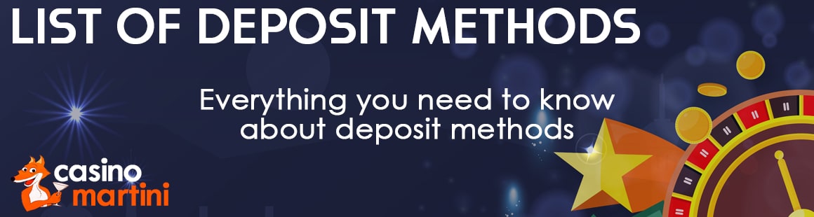 deposit methods header