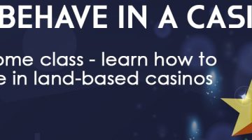 how to behave in a casino
