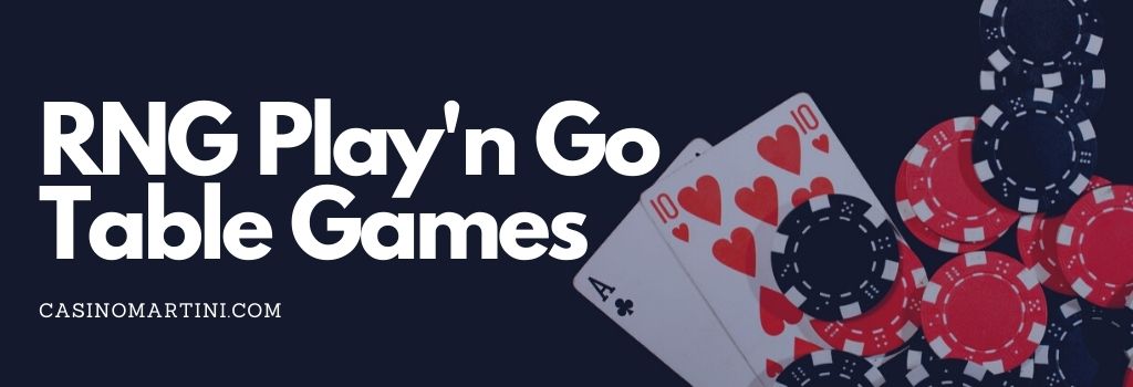 RNG Play'n Go Table Games