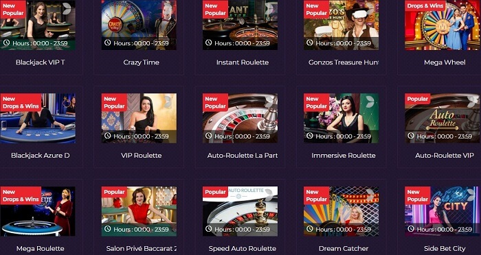 Betzest Casino live casino