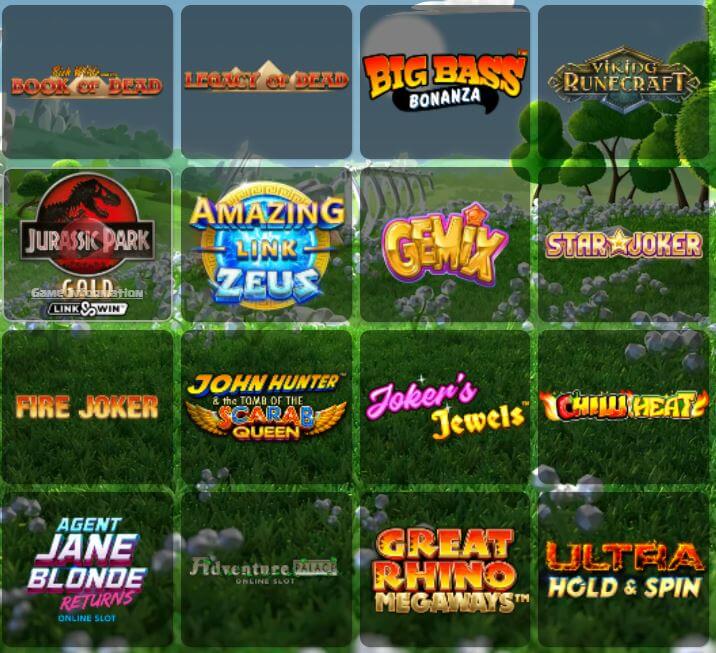 Duelz casino top games