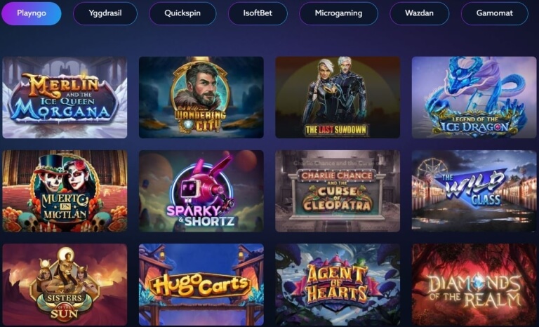 Playerz casino game providers