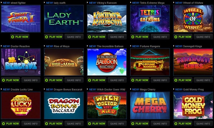 Jackpot paradise online casino slot selections