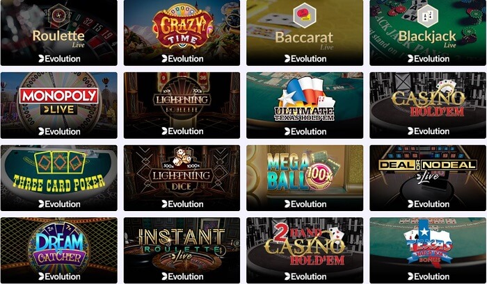 Slot Planet Casino Live Dealer Games