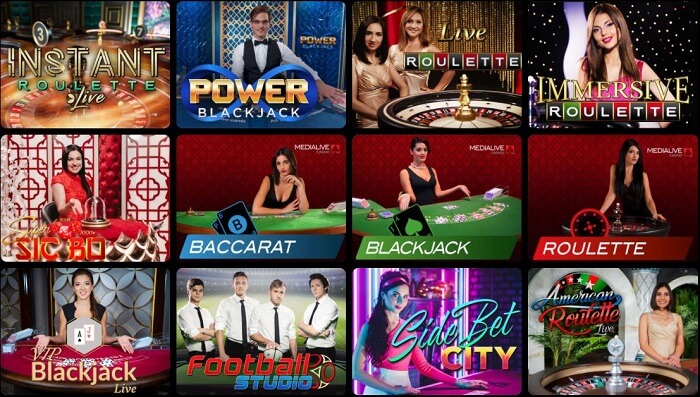 Sons of Slots Casino live dealer games