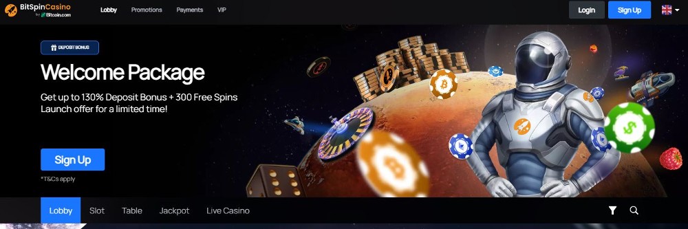 BitSpin Casino Welcome Offer